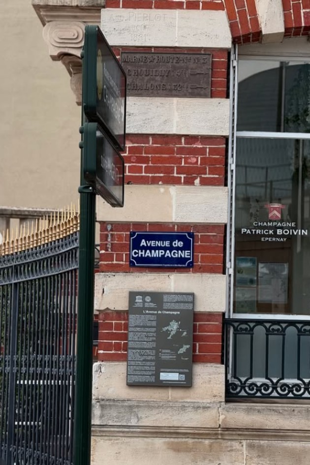 Visite avenue de champagne epernay